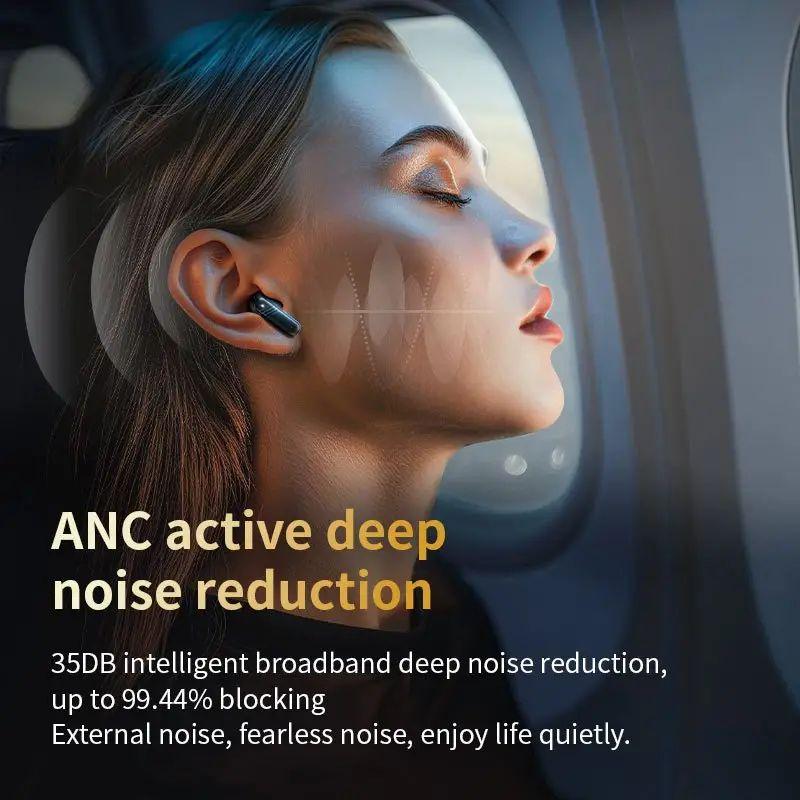 A15 ANC Noise Cancellation Touch Screen Bluetooth Earphones Wireless